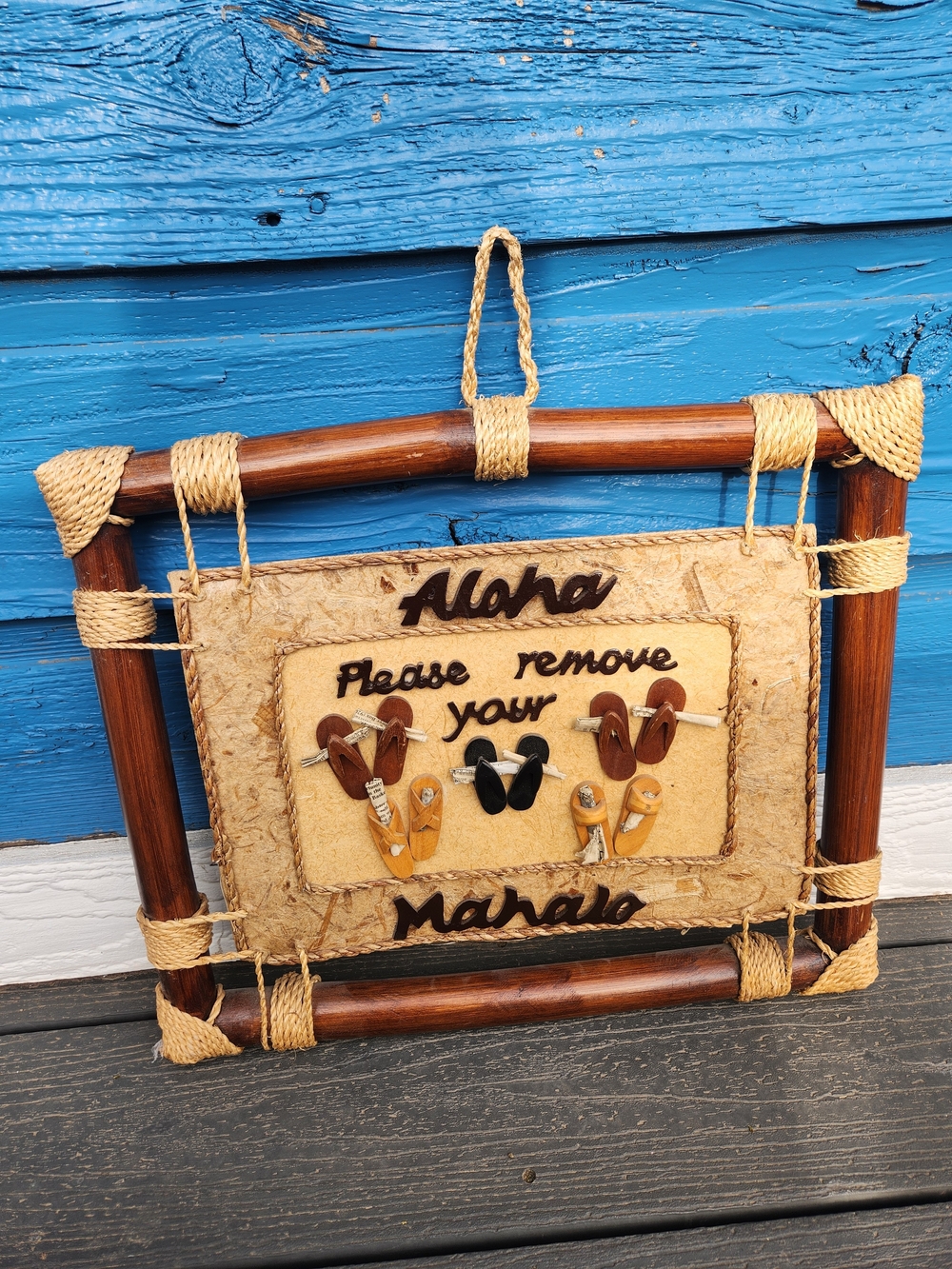 Aloha Mahalo Wall Sign